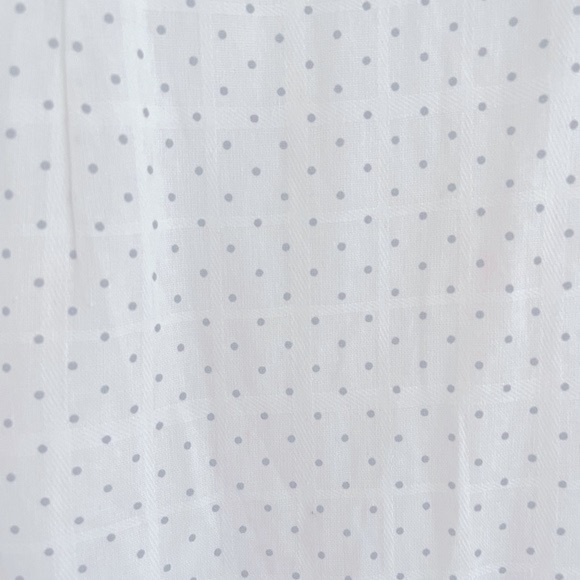 NWT Revolve Line+ Dot Lillie Wrap MIDI in White w/ Gray polka dots - XS - Picture 9 of 12